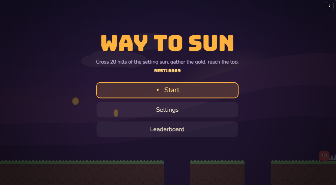 Way to Sun game